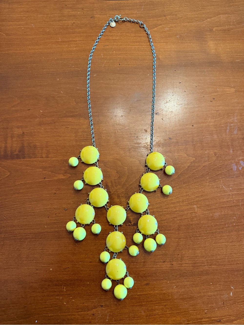 J. Crew Yellow Statement Bib Necklace